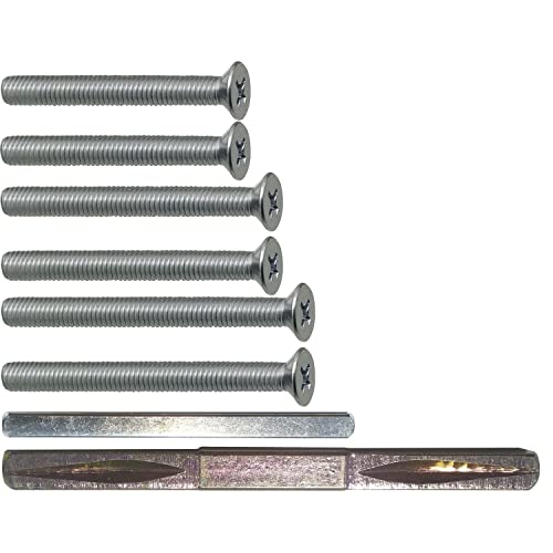 MARCHESI 4355W SOLIDO Befestigungsset zu WC-Garnituren, Türstärke 56-66 mm, Stahl verzinkt von MARCHESI