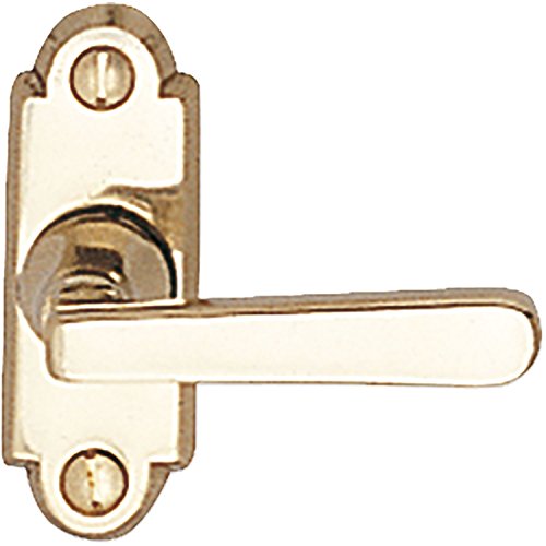 MARCHESI Fenstergriff Alt-Wien 7x35 Vierkant - elegante Fensterolive Länge 60mm, Messing poliert von MARCHESI