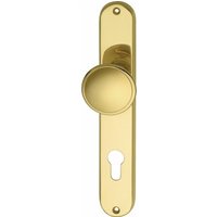 MARCHESI Knopflangschild ELEGANT 22 - PZ 88, Messing poliert ÖNORM von MARCHESI