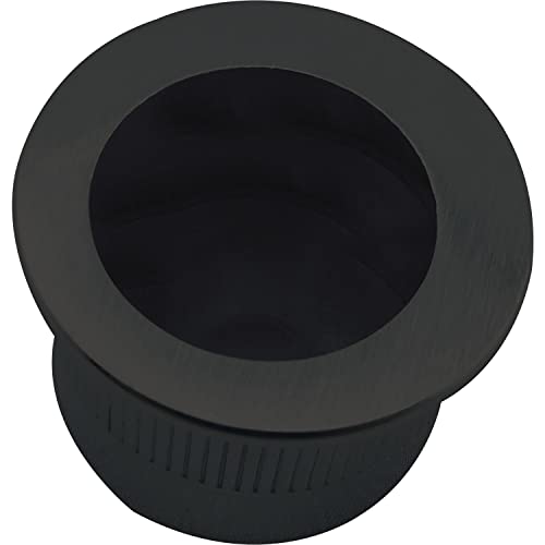 MARCHESI 4066-253 schwarz matt Stirnziehgriff Einlassmaß ø 25 mm, Aluminium von MARCHESI