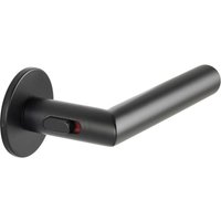 Marchesi - Drückerpaar Gehrung Smart Look - Türgriffe mit integrierter Verriegelung für ts 38-45 mm, Edelstahl schwarz Marchesi - Drückerpaar Gehrung Smart Look - Türgriffe mit integrierter Verriegelung für ts 38-45 mm, Edelstahl schwarz von MARCHESI