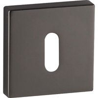 Marchesi Schlüsselrosette BB 52x52 mm Zamak vernickelt dunkel matt Design-Rosette mit M5-Befestigung Marchesi Schlüsselrosette BB 52x52 mm Zamak vernickelt dunkel matt Design-Rosette mit M5-Befestigung von MARCHESI