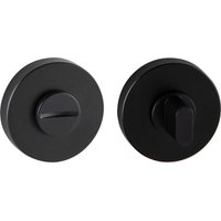 Marchesi WC-Rosette Ø 52 mm Zamak schwarz matt Moderne WC-Rosette mit Riegelstift und M5-Befestigung Marchesi WC-Rosette Ø 52 mm Zamak schwarz matt Moderne WC-Rosette mit Riegelstift und M5-Befestigung von MARCHESI