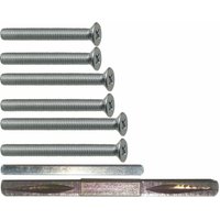 Marchesi - solido Befestigungsset zu WC-Garnituren, Türstärke 56-66 mm, Stahl verzinkt von MARCHESI