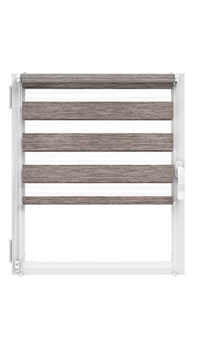 MARDOM HOME Duo-Rollo für Tag und Nacht System Click 91x215 Braun von MARDOM HOME