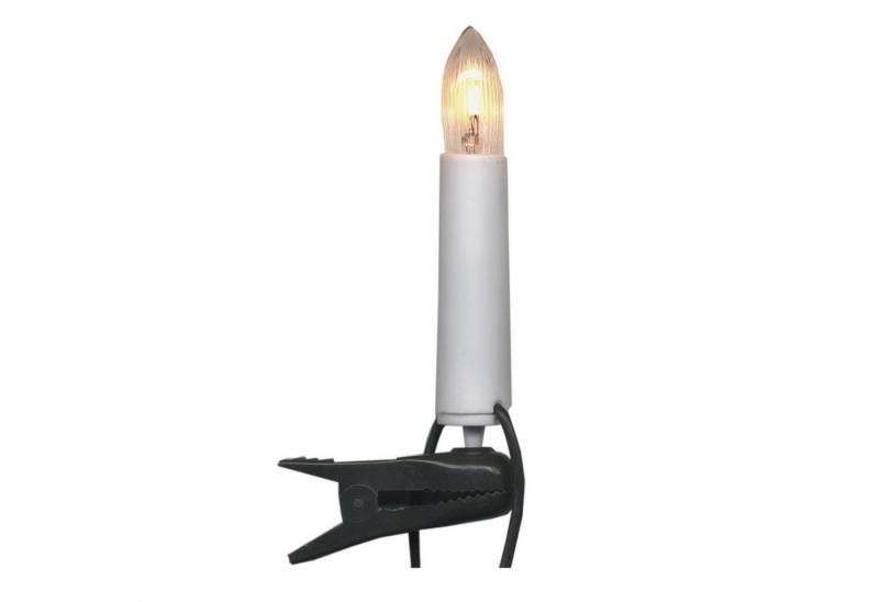 MARELIDA Christbaumkerzen Kerzenlichterkette Baumkerzen 16 Glühlampen E10 L: 7,5m für Innen, 16-flammig von MARELIDA
