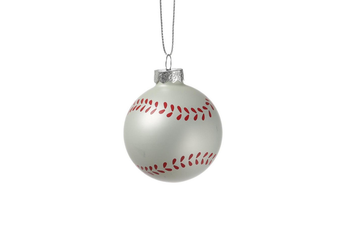 MARELIDA Christbaumschmuck Weihnachtsbaumschmuck Baseball D: 5,6cm Weihnachtskugel Sport MARELIDA Christbaumschmuck Weihnachtsbaumschmuck Baseball D: 5,6cm Weihnachtskugel Sport von MARELIDA