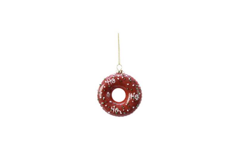 MARELIDA Christbaumschmuck Weihnachtsbaumschmuck Glas Donut mit bunten Streuseln H: 8,5cm rot MARELIDA Christbaumschmuck Weihnachtsbaumschmuck Glas Donut mit bunten Streuseln H: 8,5cm rot von MARELIDA