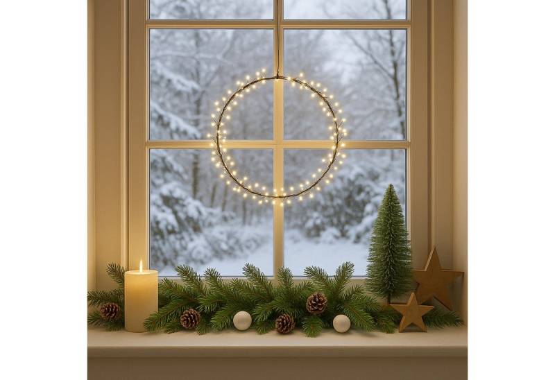 MARELIDA Dekokranz LED Kranz Türkranz Weihnachtskranz Lichtkranz 90LED D: 24cm Batterie MARELIDA Dekokranz LED Kranz Türkranz Weihnachtskranz Lichtkranz 90LED D: 24cm Batterie von MARELIDA