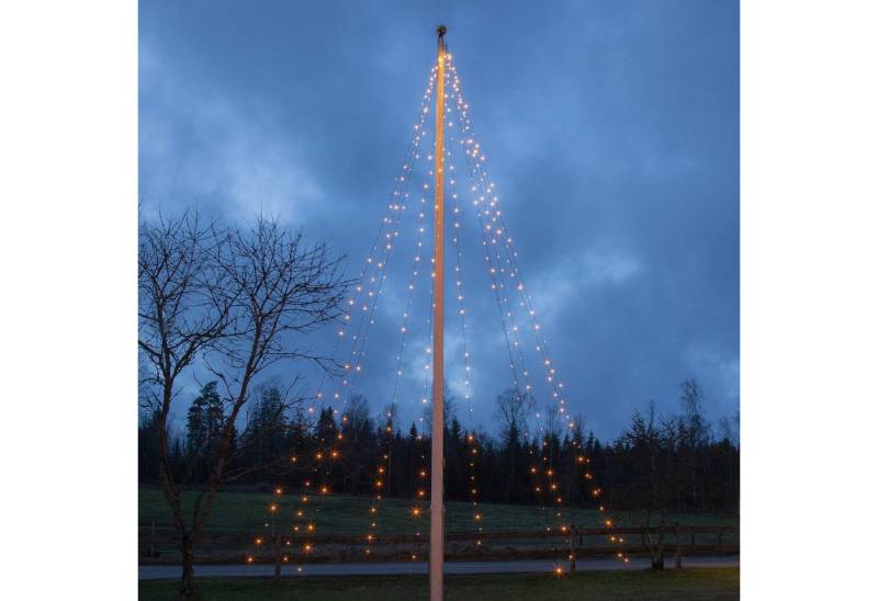 MARELIDA LED-Baummantel LED Baummantel Lichterkette f. Fahnenmast 10 Stränge 360LED 7m Außen, 360-flammig MARELIDA LED-Baummantel LED Baummantel Lichterkette f. Fahnenmast 10 Stränge 360LED 7m Außen, 360-flammig von MARELIDA