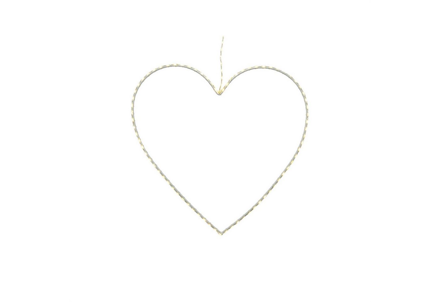 MARELIDA LED Dekolicht LED Herz Metallherz 120LED Leuchtherz hängend D: 38cm, LED Classic MARELIDA LED Dekolicht LED Herz Metallherz 120LED Leuchtherz hängend D: 38cm, LED Classic von MARELIDA