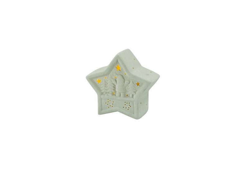 MARELIDA LED Dekoobjekt LED Stern NIKOLAUS Weihnachtsmotiv Keramik leuchtend stehend 10,5cm, LED Classic, warmweiß (2100K bis 3000K) MARELIDA LED Dekoobjekt LED Stern NIKOLAUS Weihnachtsmotiv Keramik leuchtend stehend 10,5cm, LED Classic, warmweiß (2100K bis 3000K) von MARELIDA