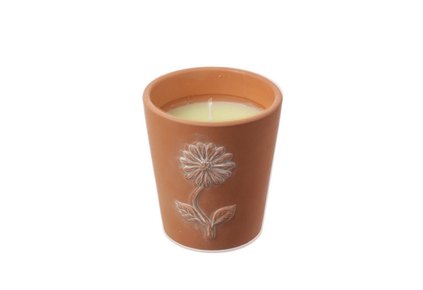 MARELIDA LED-Kerze Duftkerze Citronella in Tontopf Terrakotta Blumentopf Outdoorkerze (1-tlg) von MARELIDA