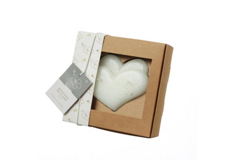 MARELIDA LED-Kerze Kerze Herz in Geschenkverpackung Hochzeit Valentinstagskerze Muttertag (1-tlg) von MARELIDA