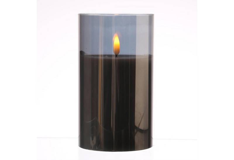 MARELIDA LED-Kerze LED Kerze im Glas Windlicht Echtwachs Timer H: 17,5cm D: 10cm grau MARELIDA LED-Kerze LED Kerze im Glas Windlicht Echtwachs Timer H: 17,5cm D: 10cm grau von MARELIDA