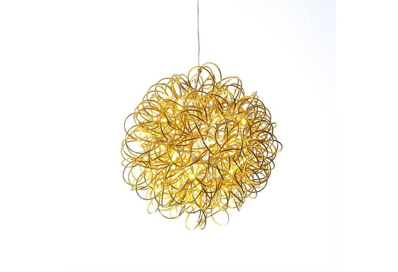 MARELIDA LED Kugelleuchte LED 3D Drahtkugel SPHERE Leuchtkugel Ball 30cm 50LED Draht für Außen, LED Classic, warmweiß (2100K bis 3000K) von MARELIDA