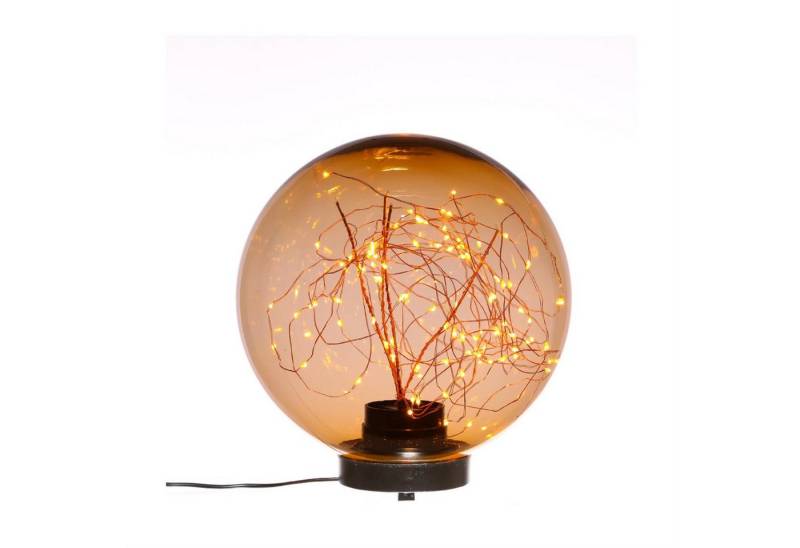 MARELIDA LED Gartenleuchte LED Kugel Leuchte für Boden Weg Terrasse Garten Deko Beleuchtung 20m, LED Classic, ultra-warmweiß / bernstein (1800K bis 2100K) von MARELIDA