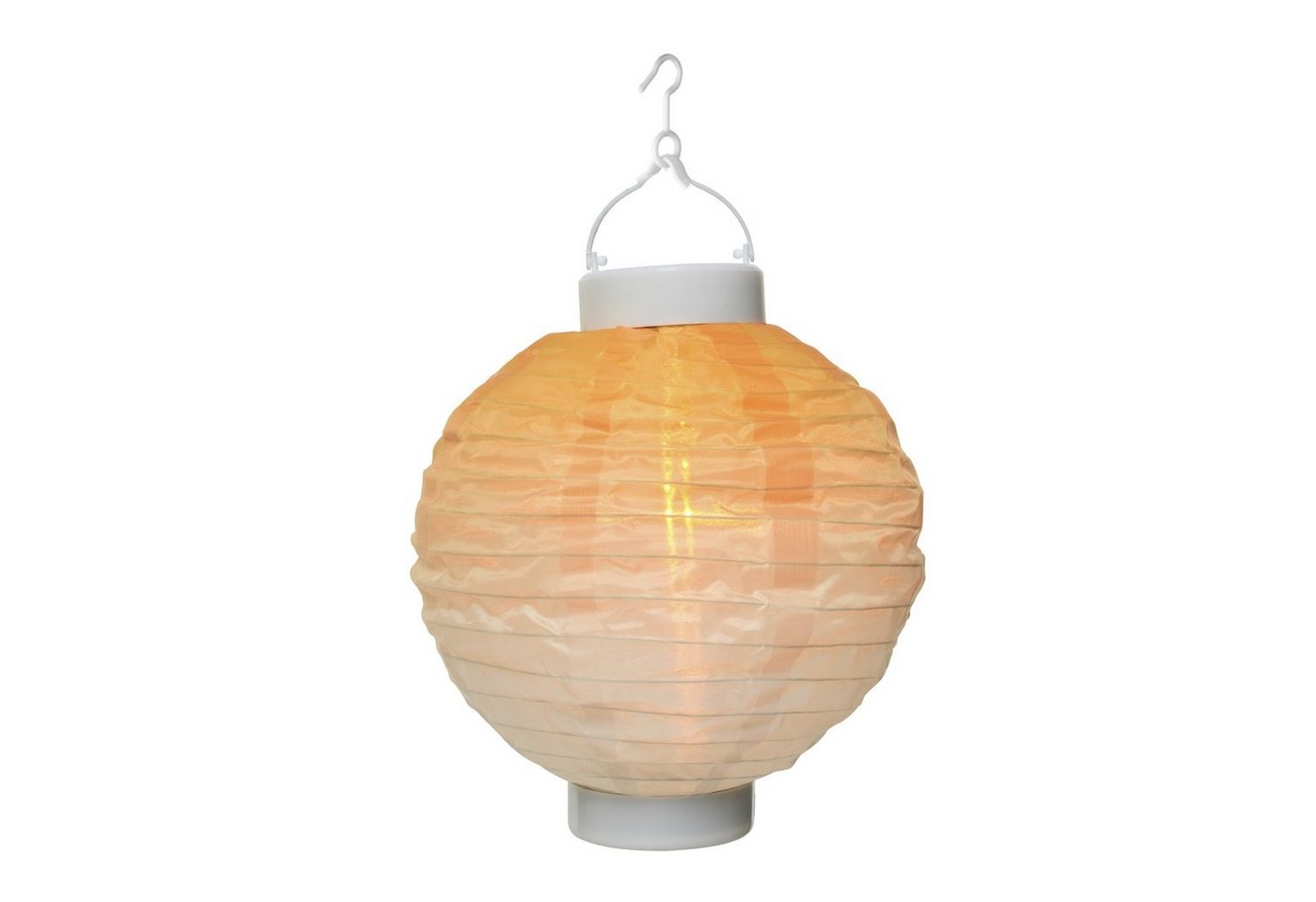 MARELIDA LED Lampion LED Solar Lampion Flammeneffekt Party Balkon Terrasse 20cm gelb, LED Classic, warmweiß (2100K bis 3000K) von MARELIDA