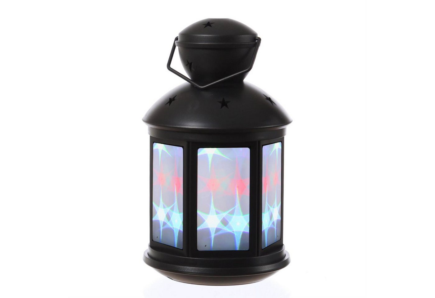 MARELIDA LED Laterne LED Laterne farbiges bewegtes Sternenmuster Sterneneffekt 22cm schwarz, LED Classic, mehrfarbig / bunt MARELIDA LED Laterne LED Laterne farbiges bewegtes Sternenmuster Sterneneffekt 22cm schwarz, LED Classic, mehrfarbig / bunt von MARELIDA