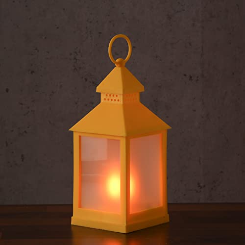 MARELIDA LED Laterne - mit Flammeneffekt - flackernde LED - H: 24cm - Batteriebetrieb - gelb MARELIDA LED Laterne - mit Flammeneffekt - flackernde LED - H: 24cm - Batteriebetrieb - gelb von MARELIDA