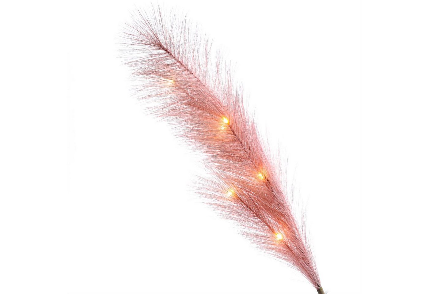 MARELIDA LED-Leuchtzweig LED Federbüschel Pampasgras Dekozweig Leuchtzweig 70cm rosa, 6-flammig MARELIDA LED-Leuchtzweig LED Federbüschel Pampasgras Dekozweig Leuchtzweig 70cm rosa, 6-flammig von MARELIDA