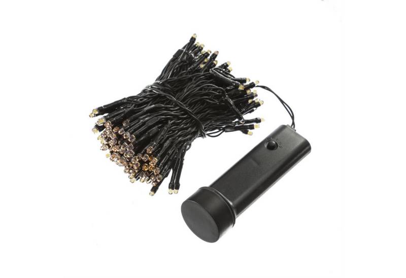 MARELIDA LED-Lichterkette Batterie bis 60 Tage Timer 192LED 8 Funktionen 14,3m für Innen/Außen, 192-flammig von MARELIDA