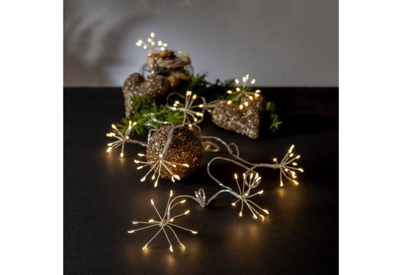 MARELIDA LED-Lichterkette Blume 96 Tautropfen LED 8 Blüten Batterie 2,1m Timer Außen, 96-flammig MARELIDA LED-Lichterkette Blume 96 Tautropfen LED 8 Blüten Batterie 2,1m Timer Außen, 96-flammig von MARELIDA