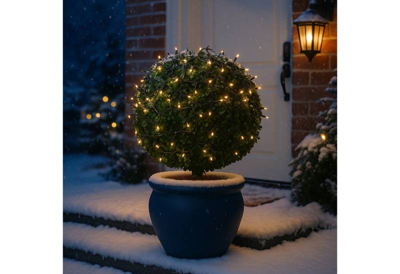 MARELIDA LED-Lichterkette Weihnachtslichterkette 27m 360LED bernstein 8Modi Timer Außen, 360-flammig MARELIDA LED-Lichterkette Weihnachtslichterkette 27m 360LED bernstein 8Modi Timer Außen, 360-flammig von MARELIDA