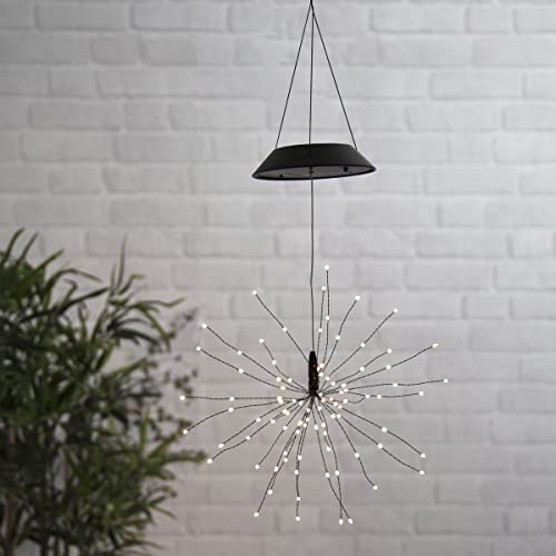 LED Solar Gartendeko Feuerwerk - 90 warmweiße LED - H: 45cm D: 26cm - Dämmerungssensor - hängend LED Solar Gartendeko Feuerwerk - 90 warmweiße LED - H: 45cm D: 26cm - Dämmerungssensor - hängend von MARELIDA