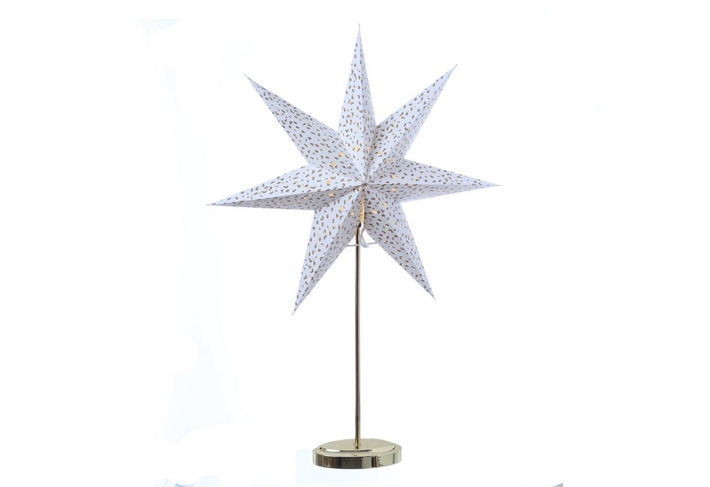 MARELIDA LED Stern LED Papierstern Mira Leuchtstern Standstern 7-zackig 75cm Timer, LED Classic, warmweiß (2100K bis 3000K) MARELIDA LED Stern LED Papierstern Mira Leuchtstern Standstern 7-zackig 75cm Timer, LED Classic, warmweiß (2100K bis 3000K) von MARELIDA