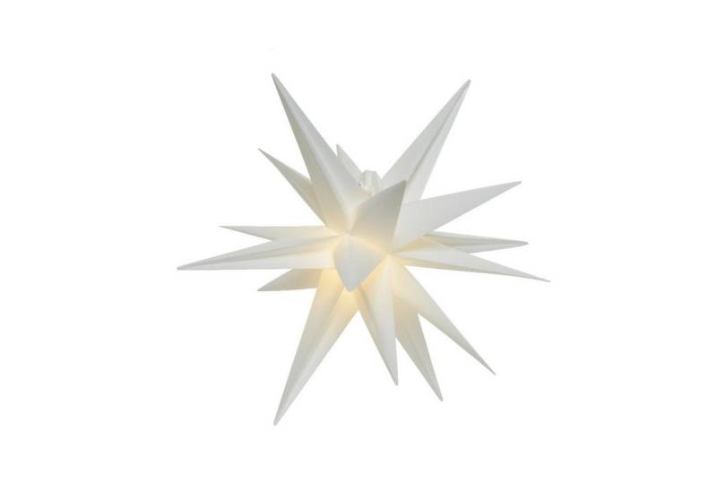 MARELIDA LED-Stern für außen Weihnachtsstern 3D Outdoor Leuchtstern 75cm Timer für Innen/Außen, LED Classic, warmweiß (2100K bis 3000K) von MARELIDA