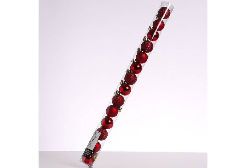 MARELIDA Weihnachtsbaumkugel Christbaumkugel bruchfest D: 3cm glänzend matt glitzernd rot 14er Set (14 St) MARELIDA Weihnachtsbaumkugel Christbaumkugel bruchfest D: 3cm glänzend matt glitzernd rot 14er Set (14 St) von MARELIDA