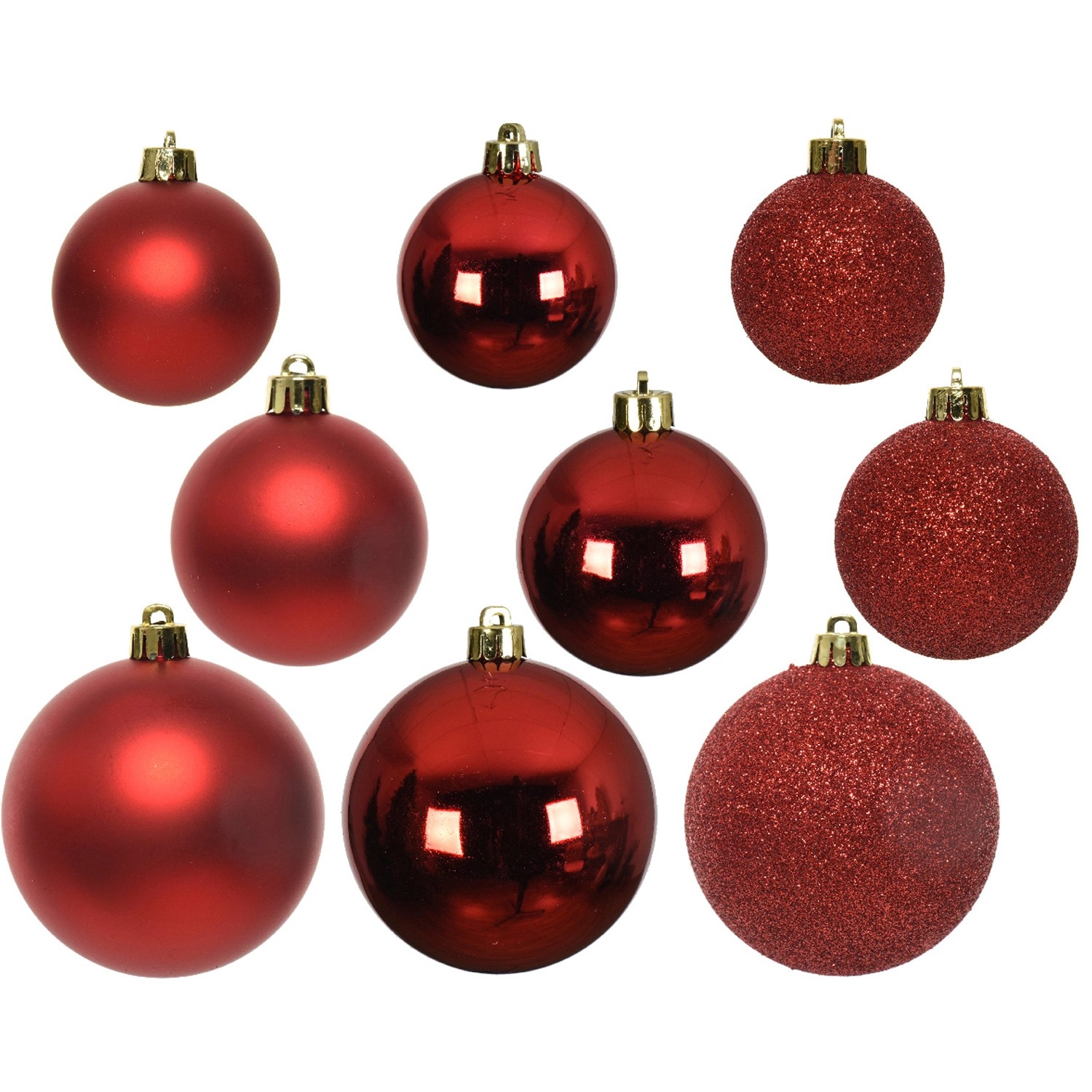 Marelida Christbaumkugel Weihnachtskugel Bruchfest Glänzend Matt Glitzernd Rot 26er Außen Marelida Christbaumkugel Weihnachtskugel Bruchfest Glänzend Matt Glitzernd Rot 26er Außen von MARELIDA