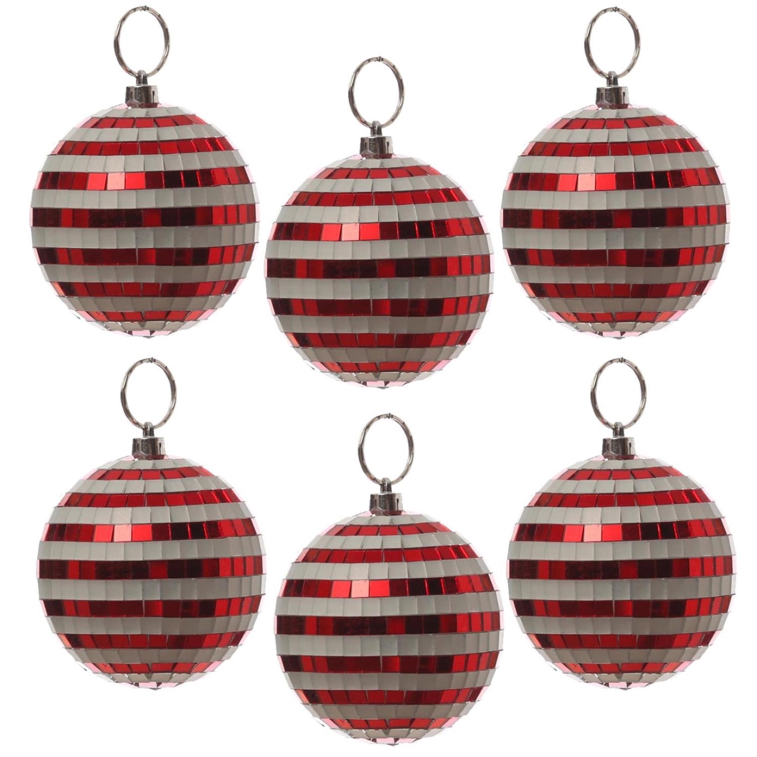 Marelida Christbaumschmuck Discokugel Spiegelkugel Weihnachtskugel Baumkugel 8cm 6er Set Marelida Christbaumschmuck Discokugel Spiegelkugel Weihnachtskugel Baumkugel 8cm 6er Set von MARELIDA