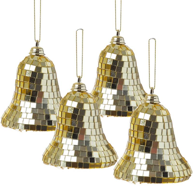 Marelida Christbaumschmuck Glocken Weihnachtsbaumschmuck Im Discokugel Look Gold 4St Marelida Christbaumschmuck Glocken Weihnachtsbaumschmuck Im Discokugel Look Gold 4St von MARELIDA