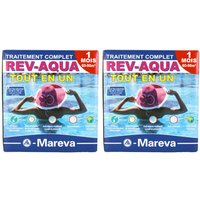 Mareva - 2er-Set Rev-Aqua Komplettbehandlung für 60- bis 90-m3-Pools - 2 Monate Mareva - 2er-Set Rev-Aqua Komplettbehandlung für 60- bis 90-m3-Pools - 2 Monate von MAREVA
