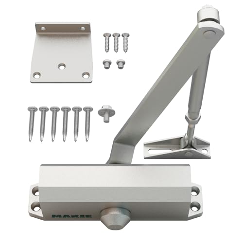 MARIE Türschließer Automatischer - Residential & Kommerziell Haustür - Obentürschließer Hydraulischer für Innentür & Außentür 25-65 kg - CE Zertifizierung - EN1634/EN1154 Silber MARIE Türschließer Automatischer - Residential & Kommerziell Haustür - Obentürschließer Hydraulischer für Innentür & Außentür 25-65 kg - CE Zertifizierung - EN1634/EN1154 Silber von MARIE
