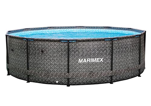 Marimex Florida Ratan Swimmingpool, Stahlwandpool für Garten ohne Zubehör, 3,66 x 0,99 m von MARIMEX