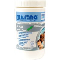 PH+ Heber ( 1,2kg ) Chlorfrei zur verbesserung der Wasserqualität, für Pool, Spa, Planschbecken und Schwimmbecken, pH-Regulierung - Weiß von MARINA