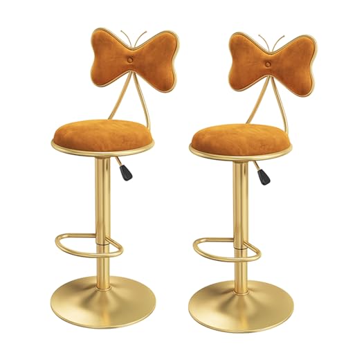 MARIYCH Barhocker aus Samt, 3er-Set – Moderne Drehstühle in Thekenhöhe, moderner Esszimmerstuhl mit Goldener Fußstütze für Kücheninsel, Esszimmer, Café, Pub, Pink, 65 cm MARIYCH Barhocker aus Samt, 3er-Set – Moderne Drehstühle in Thekenhöhe, moderner Esszimmerstuhl mit Goldener Fußstütze für Kücheninsel, Esszimmer, Café, Pub, Pink, 65 cm von MARIYCH