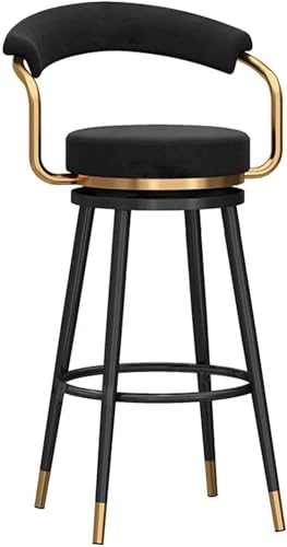 MARIYCH Barhocker aus Samt in Thekenhöhe, 2er-Set, Esszimmerstuhl, Drehbarhocker mit Metallfußstütze, Moderne gepolsterte Barstühle, Weiß 75 cm, goldene Beine MARIYCH Barhocker aus Samt in Thekenhöhe, 2er-Set, Esszimmerstuhl, Drehbarhocker mit Metallfußstütze, Moderne gepolsterte Barstühle, Weiß 75 cm, goldene Beine von MARIYCH
