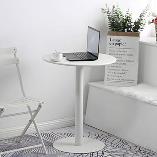 MARIYCH Mid-Century-Kneipentisch mit Metallfuß, runder Kaffee-Cocktail-Bistrotisch für Küche, Esszimmer (40 x 40 x 72 cm) von MARIYCH