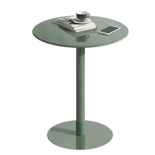 MARIYCH Runder Cocktail-Bistrotisch, Kneipentisch in Barhöhe, Frühstückstisch mit Metallplatte für Wohnzimmer, Küche, Esszimmer und Terrasse (40 x 40 x 72 cm) von MARIYCH