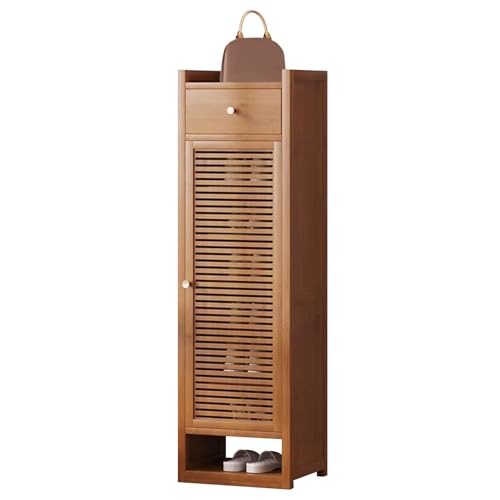 MARIYCH Schuhschrank mit Tür und Schublade, brauner Schuhregal-Organizer aus Holz für Eingangsbereich, Foyer, Flur, Wohnzimmer MARIYCH Schuhschrank mit Tür und Schublade, brauner Schuhregal-Organizer aus Holz für Eingangsbereich, Foyer, Flur, Wohnzimmer von MARIYCH