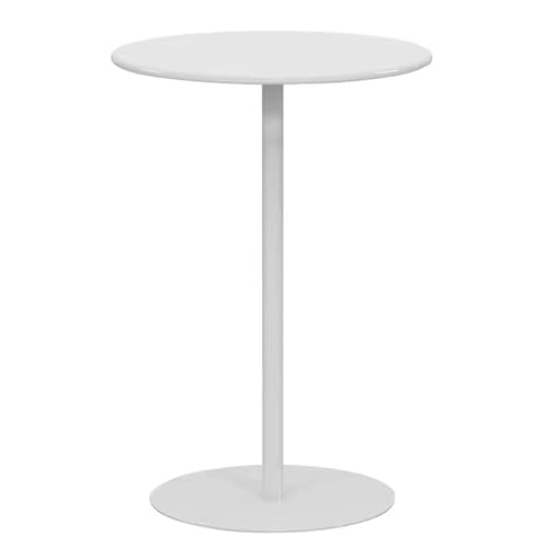 MARIYCH Stehtisch für draußen, Kaffeebar-Tischstation für kleine Bereiche | Runder, hoher Cocktail-Bistrotisch aus Metall in Thekenhöhe, Kneipentisch, Cocktailtisch, Metallfuß und Eisenplatte (48 x von MARIYCH