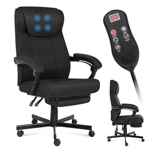 MARK ADLER Boss 5.3 Massagesessel Bürostuhl mit Fußstütze & Nackenmassage | Chefsessel höhenverstellbar mit Fernbedienung | Ergonomischer Gaming Stuhl für Home Office | Schwarz MARK ADLER Boss 5.3 Massagesessel Bürostuhl mit Fußstütze & Nackenmassage | Chefsessel höhenverstellbar mit Fernbedienung | Ergonomischer Gaming Stuhl für Home Office | Schwarz von MARK ADLER