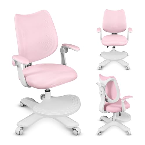 MARK ADLER Junior 4.6 | Ergonomischer Kinderstuhl Schreibtischstuhl Drehstuhl | Höhenverstellbar | Rückenlehne verstellbar | 360° Drehung | Armlehnen klappbar | Schwerkraftrollen | Fußstütze | Rosa MARK ADLER Junior 4.6 | Ergonomischer Kinderstuhl Schreibtischstuhl Drehstuhl | Höhenverstellbar | Rückenlehne verstellbar | 360° Drehung | Armlehnen klappbar | Schwerkraftrollen | Fußstütze | Rosa von MARK ADLER