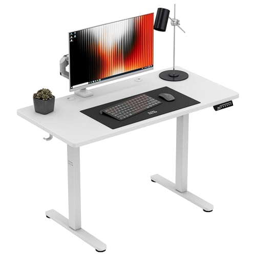 MARK ADLER Leader 6.9 | Höhenverstellbarer Schreibtisch elektrisch 120x60 | Sitz-Steh-Tisch | LED Panel | Ergonomischer Homeoffice Tisch | leiser Motor | Kabelmanagement | Weiß MARK ADLER Leader 6.9 | Höhenverstellbarer Schreibtisch elektrisch 120x60 | Sitz-Steh-Tisch | LED Panel | Ergonomischer Homeoffice Tisch | leiser Motor | Kabelmanagement | Weiß von MARK ADLER