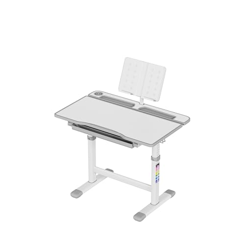 MARK ADLER Study 3.0 Ergonomischer Kinderschreibtisch | Höhenverstellbar | Neigbare Tischplatte | Aufbewahrungsschublade | Robuste Konstruktion | Perfekt zum Lernen und Zeichnen von MARK ADLER