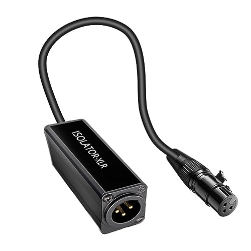 MARKELL 1 x Audiokabel-Isolator PCs XLR eliminiert Geräusche, der Audio-Isolator für Massenschleifen, beseitigt Geräusche, einfache Installation MARKELL 1 x Audiokabel-Isolator PCs XLR eliminiert Geräusche, der Audio-Isolator für Massenschleifen, beseitigt Geräusche, einfache Installation von MARKELL